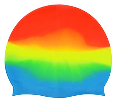 Cuffia da Nuoto,Cuffia Piscina in Silicone,cuffia da nuoto,Cuffia Piscina Bambini di sicurezza morbida e impermeabile,per donne,uomini,bambini con capelli lunghi e corti (22 * 19cm)