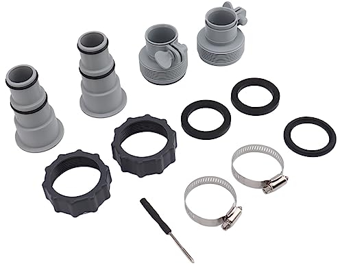 Yusat Pool-Schlauchadapter, Ersatz-Schlauchadapter mit Kragen Pumpen mit Gewindeanschluss