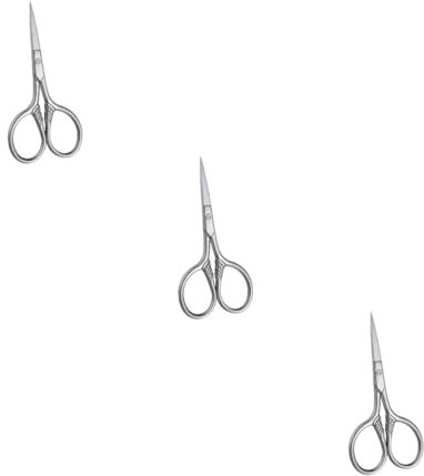 MAGICLULU 3St Bartschere beard Bartschneideset Herrenpflege Trimmer Augenbrauenschere Gesichtstrimmer Schnurrbart trimmen kleine Schere Kosmetik kleine Werkzeuge Sparta Mann