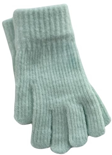 JINZIJINYU Winter Strickhandschuhe Winterhandschuhe Verdickte Fingerlose Touchscreen Wollhandschuhe