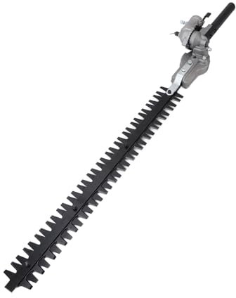 Tête de de la Haie de Pôle, Haies de Buissons et Arbustes, Lames en Acier du Manganèse, Forte et Efficace, Facile à Installer et à Retirer, pour Le Jardin Paysager