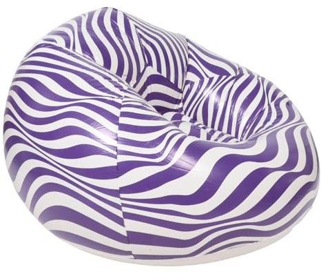 Milisten Aufblasbares Sitzsack Sofa Faltbar Für Outdoor Camping Strapazierfähig Aus PVC Komfortabler Riesenstuhl Für Erwachsene Tragbar Für Wohnzimmer Und Hinterhof