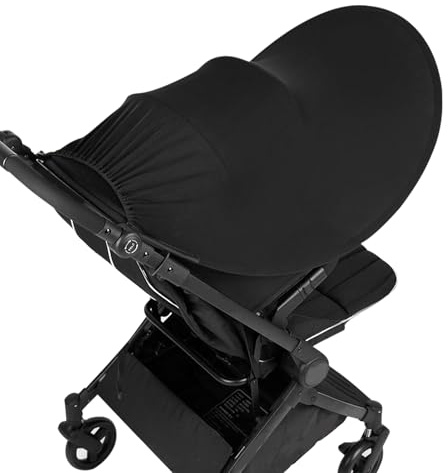 Extension De Pare Soleil Pour Poussette - Couverture Solaire pour la Poussette de Bébé,Couverture De Parasol Pliable Avec Protection UV Pour Bébé Enfant Poussette Lit De Voyage Et Siège Auto