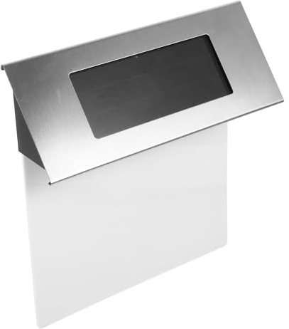 BAZEITFLOW Luz Solar Número LED para Puerta con LED Resistente la para Pasillo y Jardín Placa de Dirección para Casa con Batería Recargable Integrada