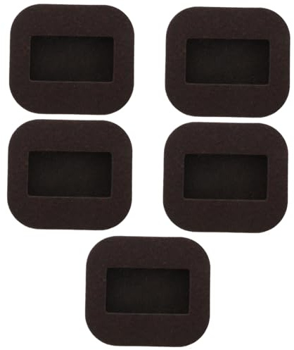 Angoily 5 pièces de Sol pour Meubles Feutre Antidérapants Butées de Roues pour Chaise Tapis de Protection pour Sol Dur Fixateurs de roulettes pour Bureau et Maison