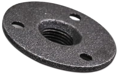 SHINEOFI 10piezas Accesorios de Brida de Pared Bridas Roscadas para Suelo de Hierro Herrajes de Pared Base Fija Antigua