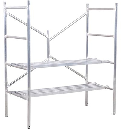 LMMIAOZ Andamio de Escalera, andamio portátil, Plataforma de andamio, Torre de andamio con Plataforma Ancha Antideslizante, Soldadura de Acero, 880 Libras.
