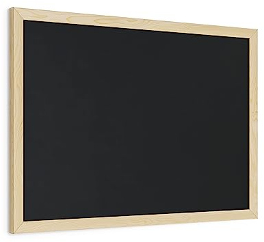 U Brands Chalkboard, 18 x 24 Inches, Light Birch Wood Frame (310U00-01)