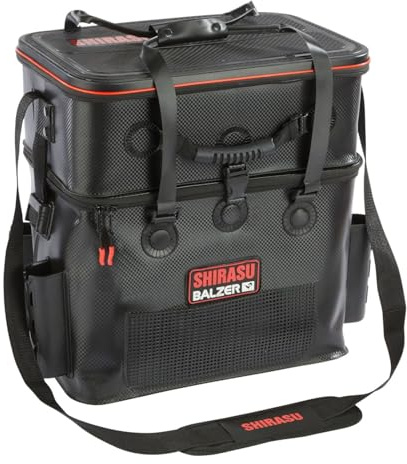 Balzer Shirasu 2 in 1 Boat King 42x27x47cm - Angeltasche, Bootstasche, Ködertasche, Transporttasche