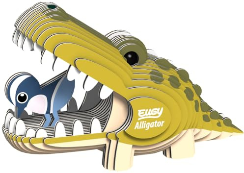 EUGY Alligator Eco-Friendly 3D Paper Puzzle 043