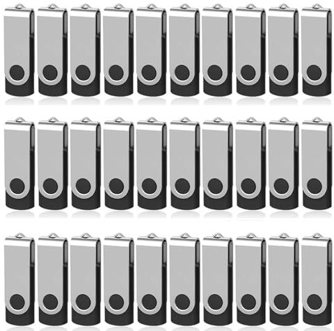 AreTop 8GB USB Flash Drive 100 Pack, Premium USB2.0 Thumb Drives Bulk USB Pendrive Memory Stick Jump Drive Flash Drives Bulk (100 Pack 8GB, Black)