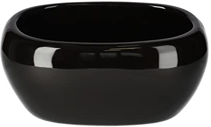KOTARBAU® Keramik-Blumentopf Übertopft Blumenschale für Blumen Pflanzen Schwarz