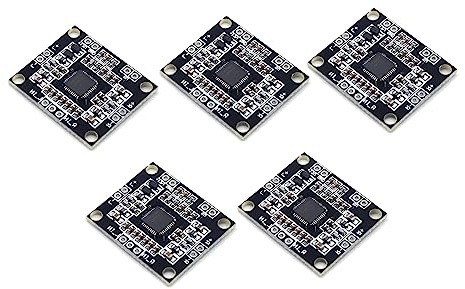 TECNOULAB 5 Stück PAM8610 Leistungsverstärkerplatine Zweikanaliger 2x15W Stereo-Digitalverstärker
