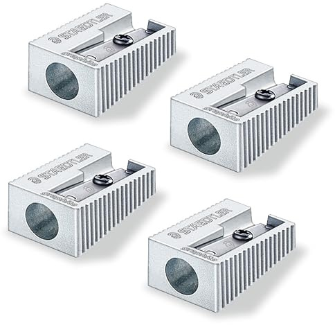 STAEDTLER Single Hole Quality Aluminium Pencil Sharpener (4)