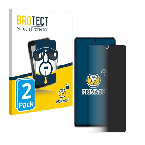 BROTECT Blickschutzfolie für Samsung Galaxy S10 Lite | 2 Stück Anti-Spy Displayschutz Made in Germany Smartphones und Handys Privacy Screen Protector Blaulichtfilter Klare Folie