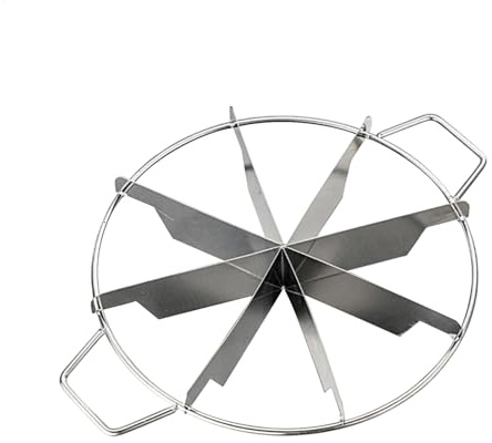 Cake Cutter Slicer - Cake Slicer Cutter Divider | Stainless Steel Cake Portion Cutter | Pie Divider Cutter | Non-Stick Round Cake & Pie Cutting Tool with Side Handles for Precise and Even Division