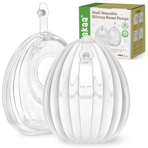 haakaa Shell Milchpumpe, 120 ml, 2 Stück