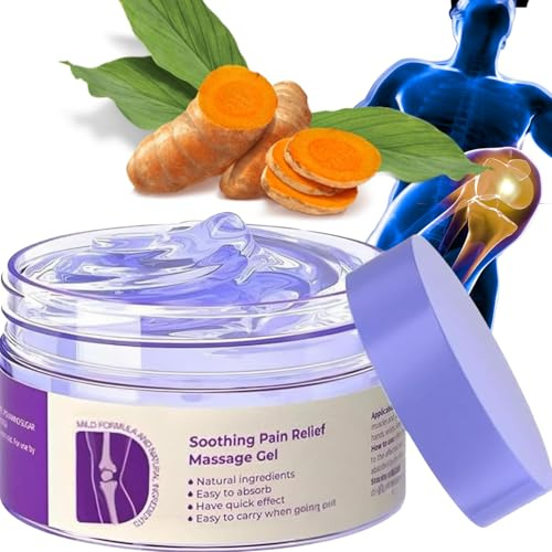 Pa/in Re/LIEF Gel for Joint & Muscle Soothing – Deep Re/LIEF Gel with Mugwort & Ginger, Fast-Absorbing Formula for Knees, Back, Neck & Shoulders – Massage Gel with Glycerin & Natural Extracts.