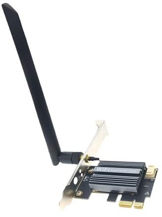 Limtula Tarjeta Inalámbrica Interna AX900 900Mbps WiFi6 De Velocidad Rápida para Ordenadores Escritorio Fuerte Capacidad Inalámbrica Conexión Red Estable