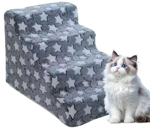Escaleras para Mascotas,Rampa para Gatos Mayores - Rampa Desmontable para Cachorros Gatos en Salón Dormitorio Sofá Cama Mascotas