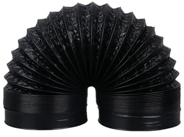 YANSHUYU Tubo Campana Extractora Accesorio de Tubo de 150-200 mm for conducto de ventilación de baño con Campana extractora Tubo Flexible Aire Acondicionado(3M_180MM)