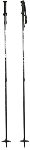 Milageto Bâtons de randonnée, bâtons de Ski, dragonne légère, Support de randonnée, Unisexe, Adulte, Enfant, équipement de Ski pour Les Sports d'hiver, Noir
