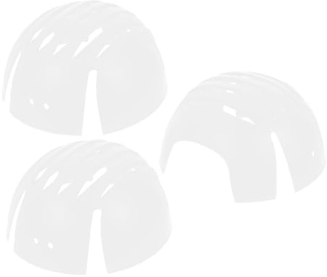 SAFIGLE 3pcs White Grid Safety Bump Cap Inserts Hard Hat Accessory Universal Helmet Liner for Baseball Caps Workwear and Outdoor Head Protection