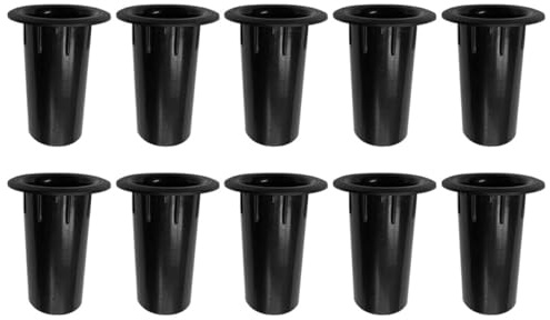 JECOMPRIS Tubo Bass Reflex 10 Pezzi per Altoparlante Foro Subwoofer 41X80Mm Plastica Ricambio per Alimentazione Bassa