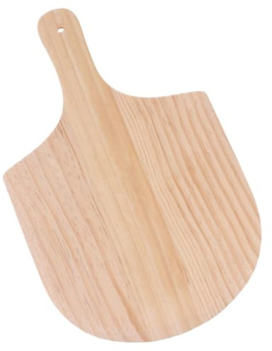 Toyvian Planche à Pizza en Bois Naturel 53,5x30,5x1 Cm avec Manche, Pelle à Pizza Polyvalente pour Service et Découpe, Plateau à Fromage Cuisine et Réception