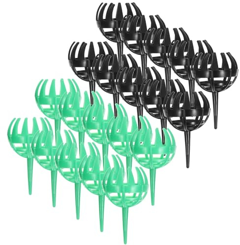 ORFOFE 20 Pezzi Contenitori Fertilizzante in Plastica Abs Coperchio, Cestini per Fertilizzazione Piante in Vaso e Bonsai, Adatti per Giardino, Balcone e Coltivazione Domestica