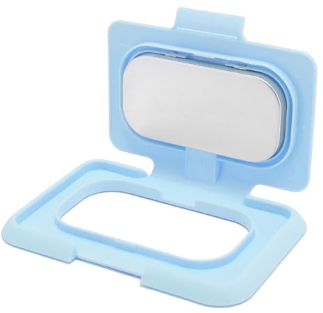 Dioche Calentador de Toallitas para Bebés Calentador de Toallitas para Bebés de Temperatura Constante USB, de Portátil, Adecuado para Uso en el Hogar y el Automóvil, Diseño rosa. (azul claro)