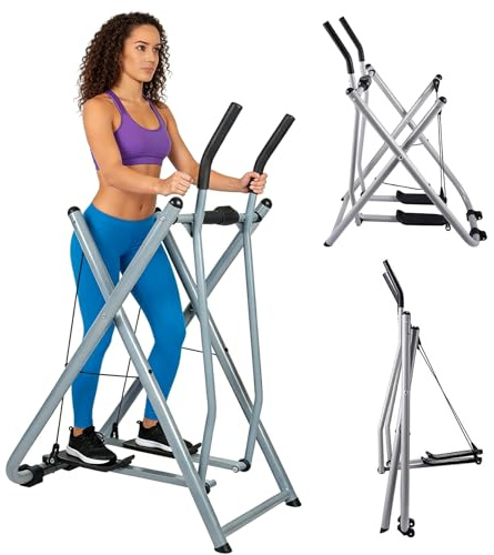 Elíptica Cross Trainer, máquina de ejercicio portátil de cuerpo completo con monitor LCD para gimnasio en casa y entrenamiento de oficina