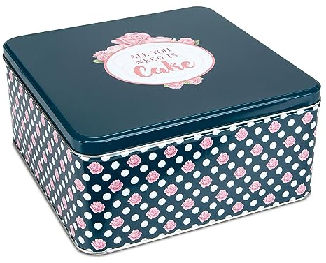 Städter 710115 All you need is Cake - Tarro para galletas (hojalata)