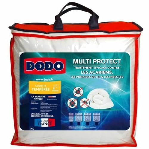 DODO 140 x 200 cm Einzelbettdecke, Multi-Protect, weich und schützend, maschinenwaschbar bei 40 °C