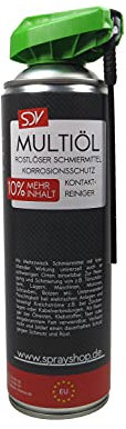 SDV Chemie Multiölspray 12x 500ml +10% Multifunktionsspray Rostlöser Vielzweckspray Schmieröl Spray Inhalt 550ml