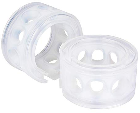 2pc Transparent Auto Stoßdämpfer Retainer TPE Federpuffer Kraftkissen Typ A-F Auto-Stoßdämpfer-Feder-Stoßdämpfer(A+)