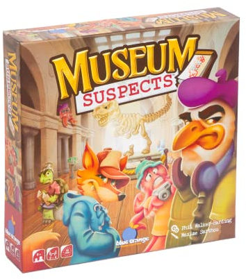 Blue Orange, Museum Suspects, Familienspiel, Ratespiel, 2-4 Spieler, Ab 8+ Jahren, 20 Minuten, Deutsch, Mehrsprachig
