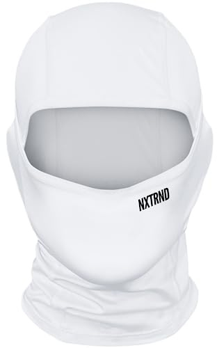 Nxtrnd Breathable Ski Mask, Lightweight Balaclava, Moisture-Wicking Shiesty (White)
