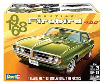 Revell Modellbau, Pontiac Firebird, Bausatz, Maßstab 1:24, 120 Teile, Bastelset ab 12 Jahren, Detailgetreues Modell, Klassisches Pony Car, Authentische Nachbildung