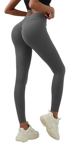Neteson Leggings Deportivos Mujer Push Up Pantalones Cintura Alta Leggings Scrunch Butt Mallas Anticeluliticos Sin Costuras Opaco Pantalones Gym Yoga Fitness Jogging