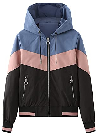 tsaChick Jacken für Damen Jacken Herbst Anoraks Skijacke Schneejacke Wasserdichter Skimantel Schneemantel Warme Winterjacken mit Kapuze für Mountain Snowboarding Strickjacken MäDchen ReißVerschluss