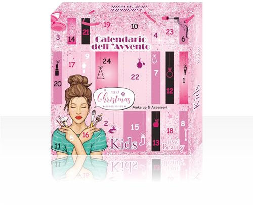 Advent Calendar Beauty Cosmetics Make Up 2023-24 Surprises Beauty Products for Eyes, VIso, Lips, Body and Nails of Various Brands Such as Garnier, L'Oréal, Douglas, Rimmel, Deborah (MÄDCHEN)