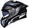 Motorradhelm Klapphelm Integralhelm Vollvisierhelm Doppelvisier Modularer Helm ECE Zertifiziert, Integralhelm für Erwachsene Frauen Männer 7,XXL