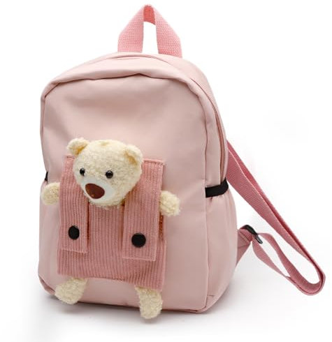 VOSSOT Zaino per Bambini da 2 a 5 Anni per Asilo e Scuola Elementare, Rosa, Kindergarten Rucksack