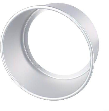 Teglia rotonda in lega di alluminio da 8 pollici leggera, non e progettata per cuocere anche