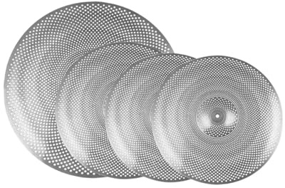 Cymbal Set 4 Stück Trommel Becken Dämpfer Becken Legierung Ersatz Percussion Zubehör Musik Zimmer Schlagzeuger Praxis Becken