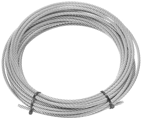 sourcing map 304 Stainless Steel Cable Wire Rope Kit 33FT (10M) Long 5/32 (4mm) Dia 7x7 Strand Core Aircraft Cable Marine Grade for Deck Railing System Outdoor Hanging Kit Garden