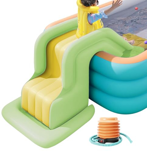 Tobogán Acuático Inflable, Tobogán De Piscina Para Niños, Toboganes Para Parques Acuáticos Infantiles, Toboganes Antivuelco Para Parques Acuáticos Al Aire Libre, Toboganes Acuáticos Para Piscinas Infl