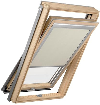 DECOLITE - Store Occultant pour Fenêtre de Toit - Store pour Fenêtre de Toit - Compatible avec VELUX M06 : GFL, GGL, GGU, GHL, GHU, GLL, GLU, GPL, GPU, GZL - 78x118 cm – Beige