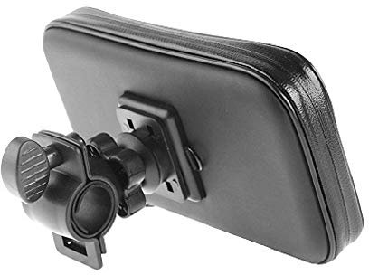 DFV mobile - Professional Support for Bicycle Handlebar and Rotatable Waterproof Motorcycle 360 Compatible avec Tesla Smartphone 3.1 - Black